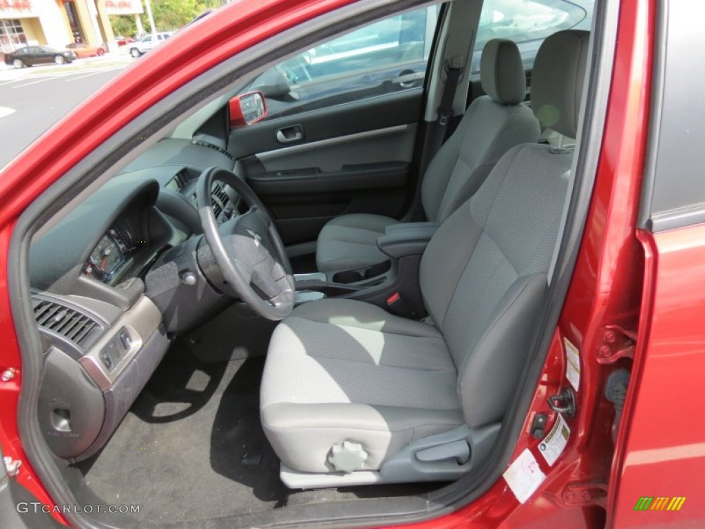 2011 Galant FE - Rave Red / Medium Gray photo #6