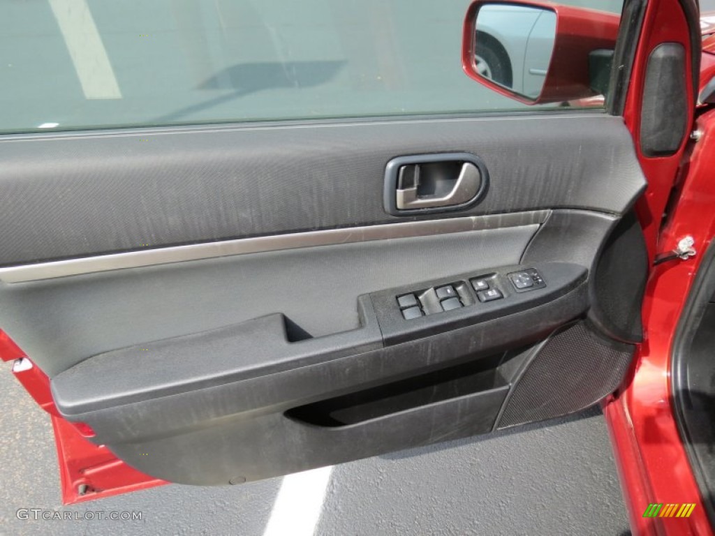 2011 Galant FE - Rave Red / Medium Gray photo #7