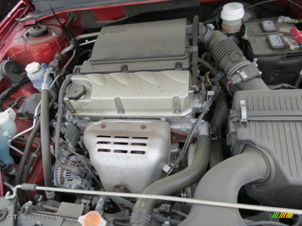 2011 Galant FE - Rave Red / Medium Gray photo #12