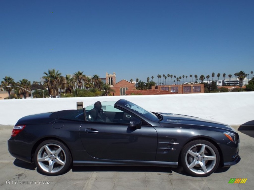 Steel Grey Metallic 2014 Mercedes-Benz SL 550 Roadster Exterior Photo #86910712
