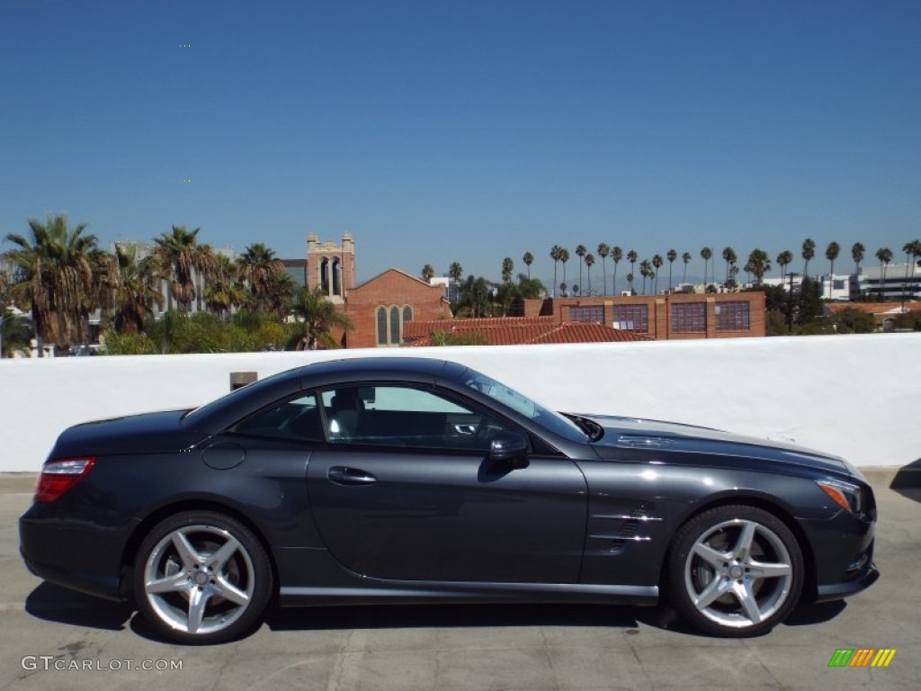 Steel Grey Metallic 2014 Mercedes-Benz SL 550 Roadster Exterior Photo #86910823