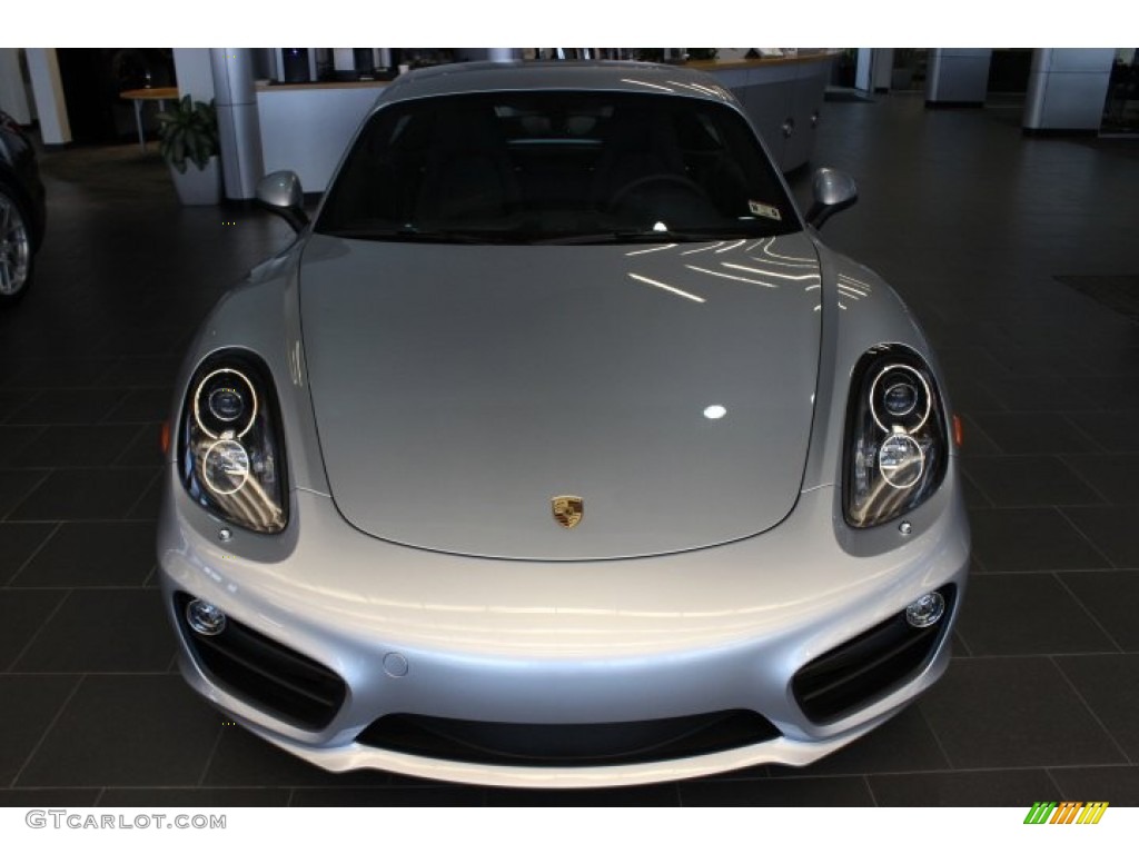 Rhodium Silver Metallic 2014 Porsche Cayman S Exterior Photo #86911081