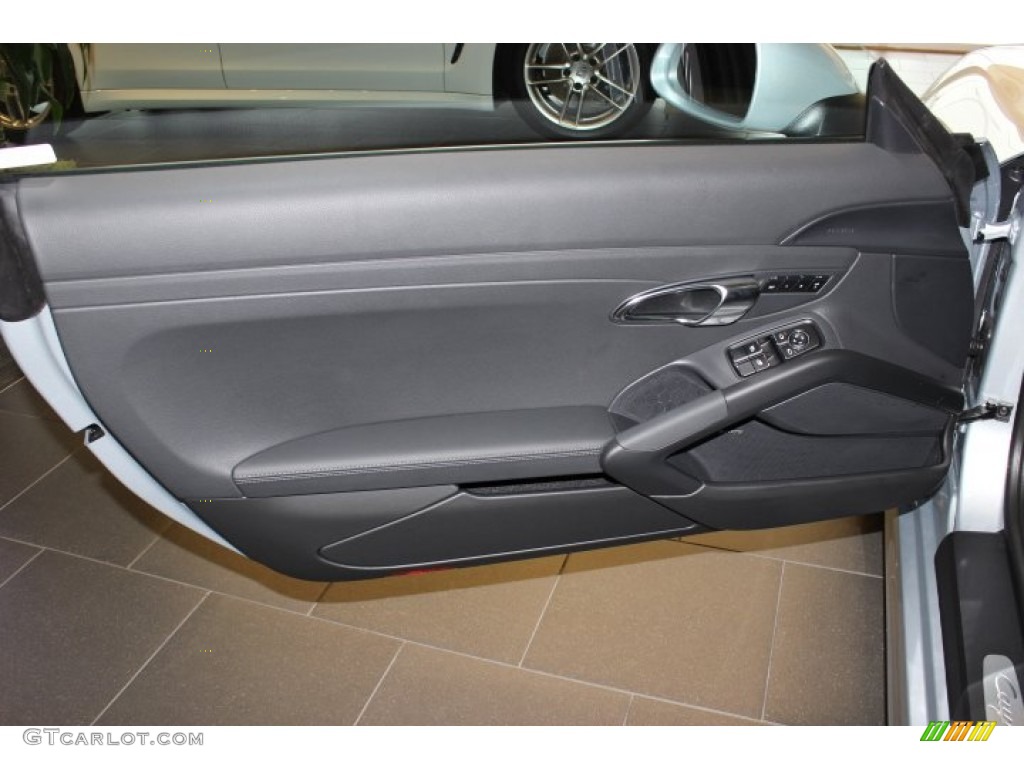 2014 Porsche Cayman S Black Door Panel Photo #86911246