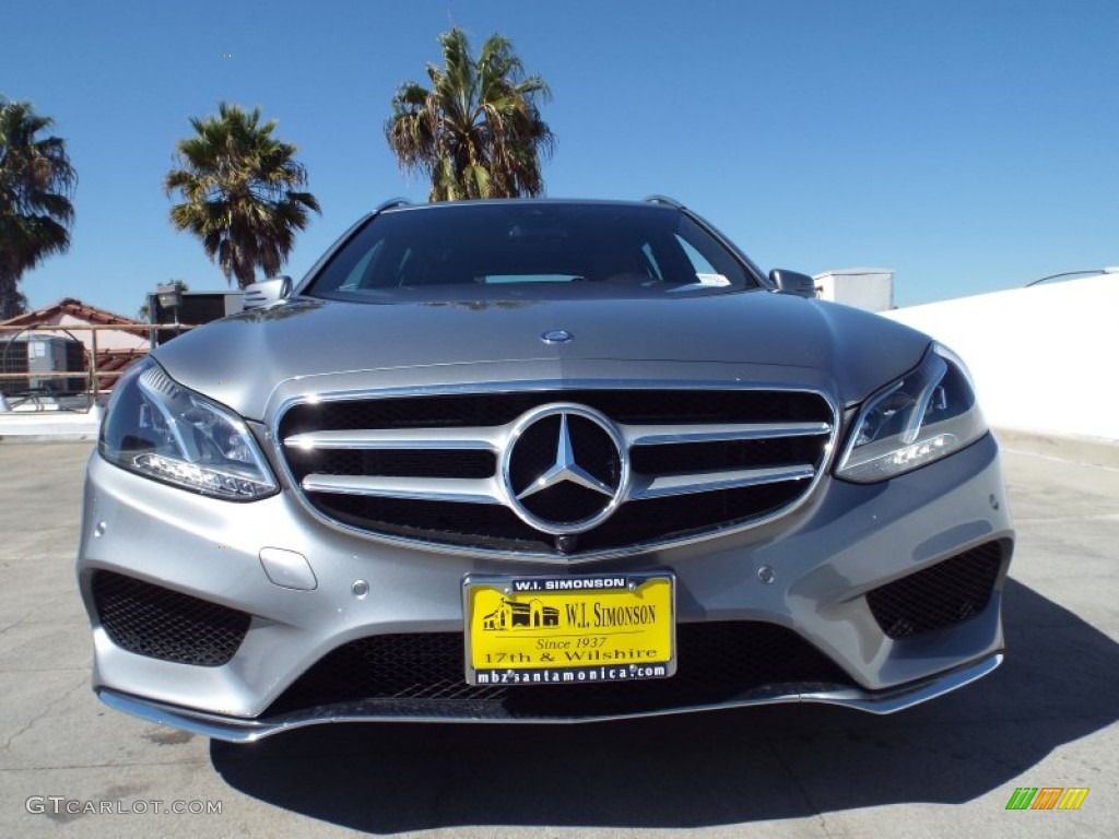 2014 E 350 4Matic Sport Wagon - Paladium Silver Metallic / Black photo #2