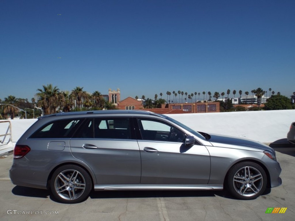 2014 E 350 4Matic Sport Wagon - Paladium Silver Metallic / Black photo #3