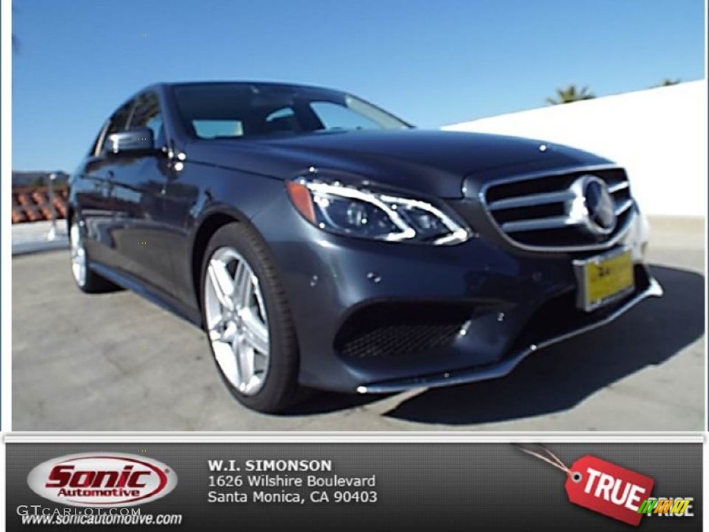 2014 E 350 Sport Sedan - Steel Gray Metallic / Black photo #1