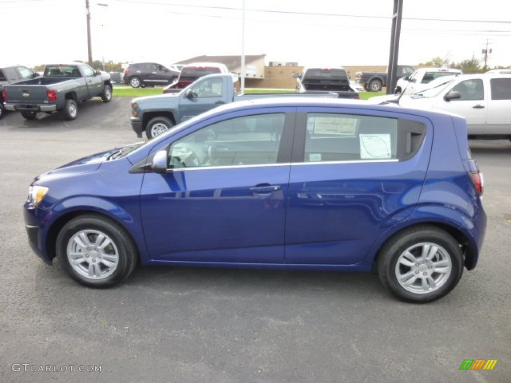 Blue Topaz Metallic 2014 Chevrolet Sonic LT Hatchback Exterior Photo #86912512