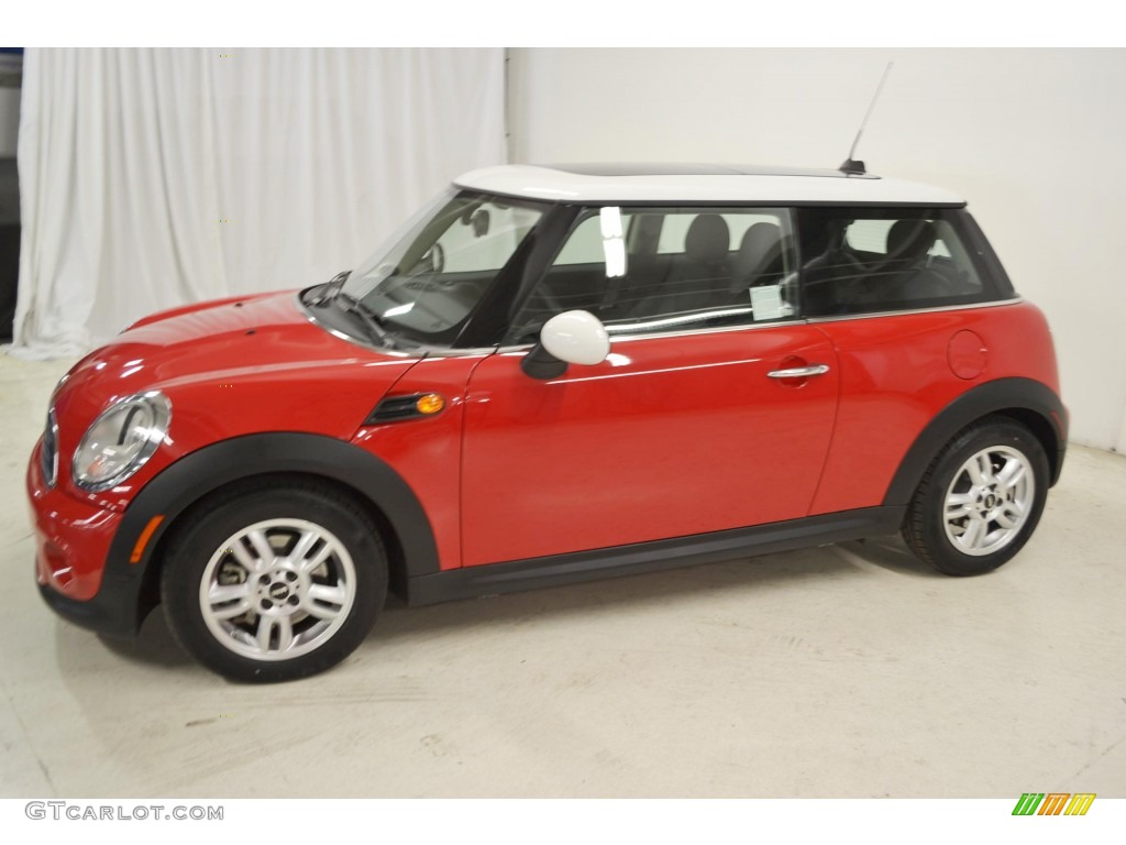 2011 Cooper Hardtop - Chili Red / Carbon Black photo #5