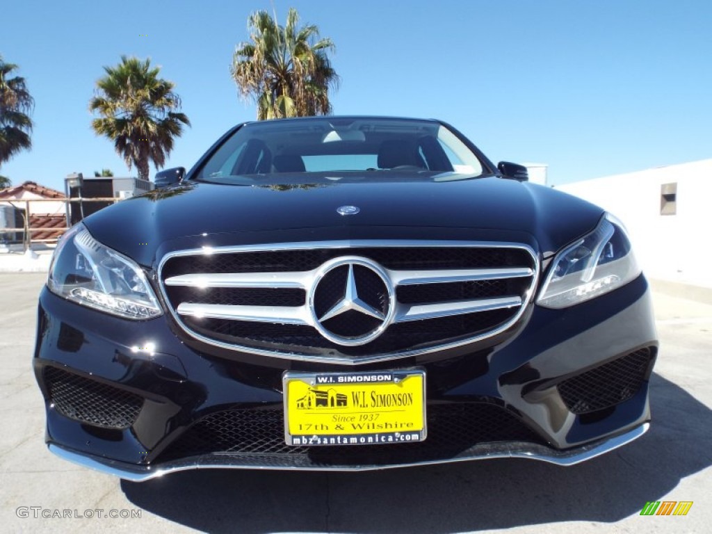 2014 E 350 Sport Sedan - Black / Black photo #2