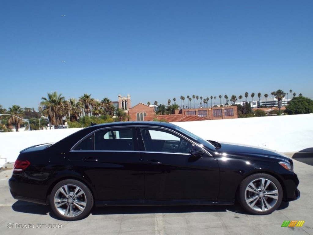 2014 E 350 Sport Sedan - Black / Black photo #3