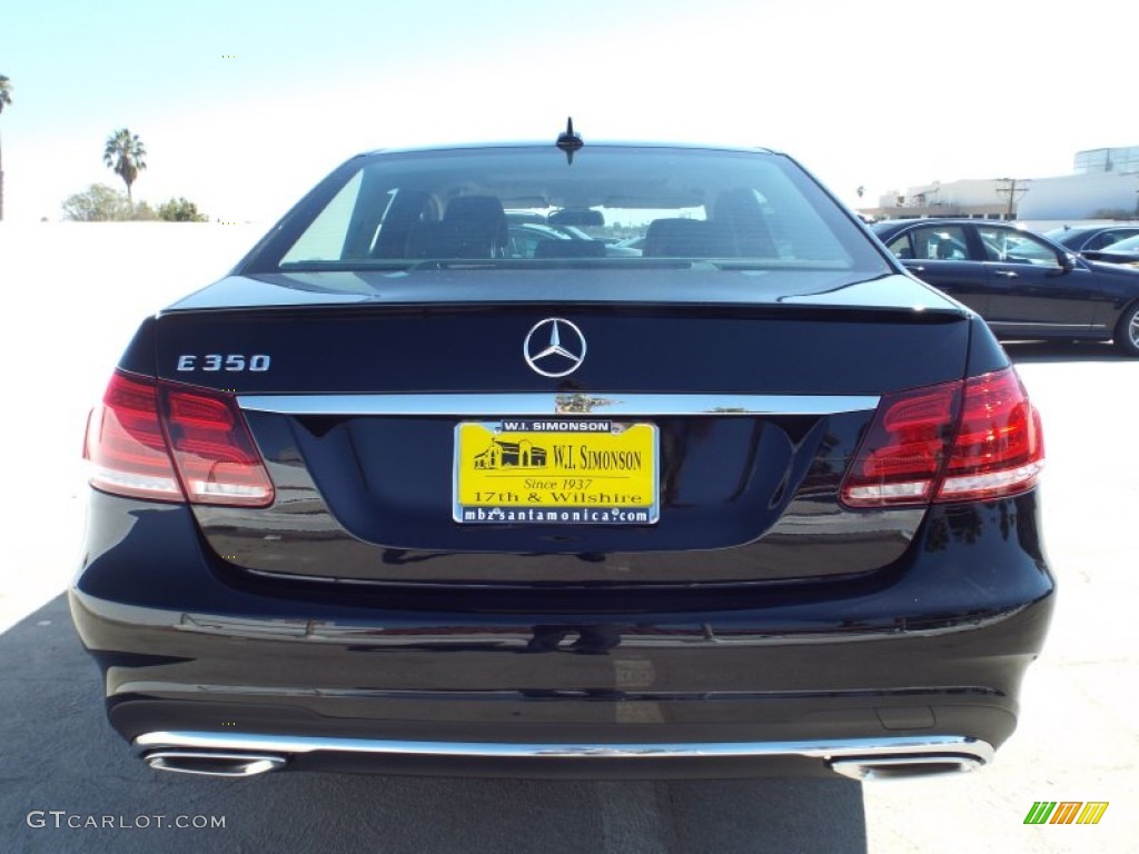 2014 E 350 Sport Sedan - Black / Black photo #5
