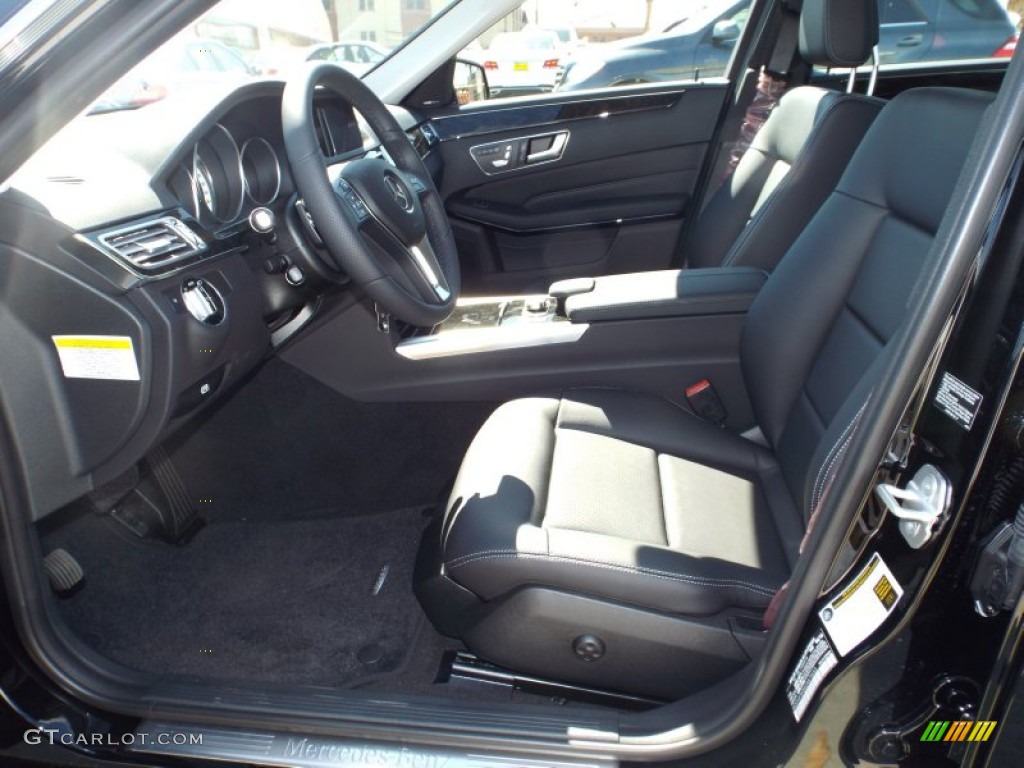 2014 E 350 Sport Sedan - Black / Black photo #7