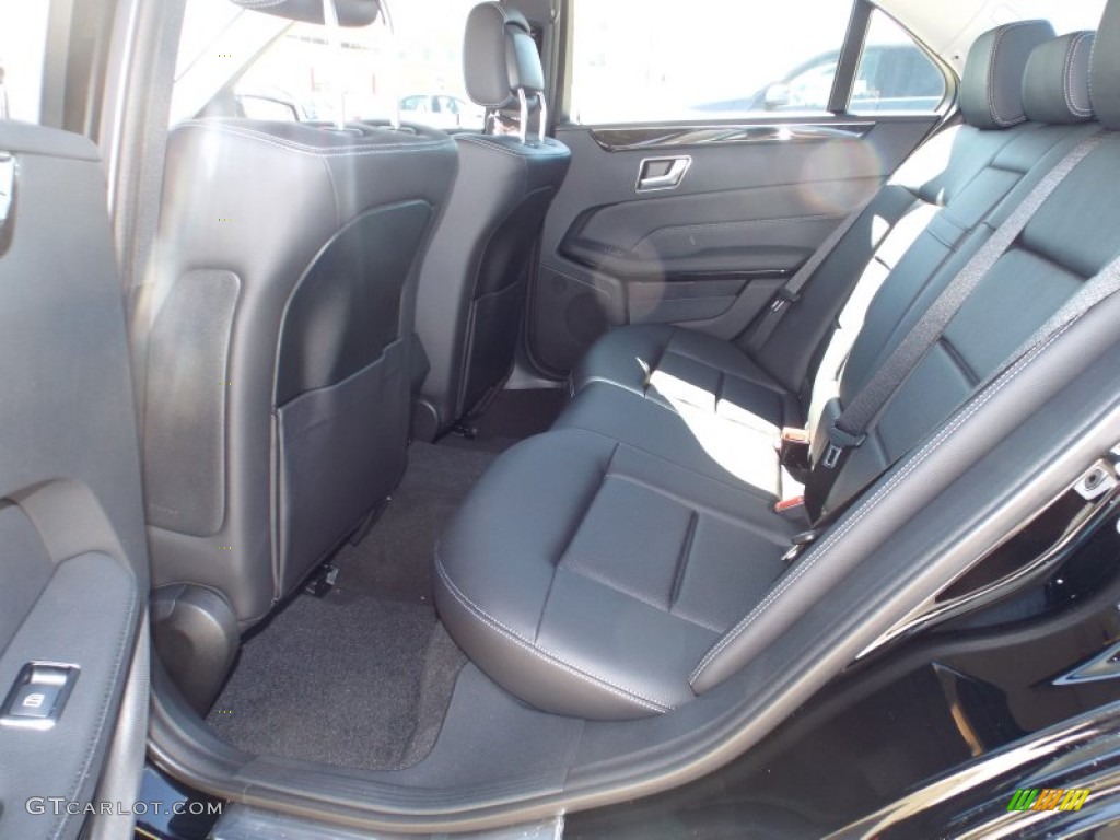 2014 E 350 Sport Sedan - Black / Black photo #8