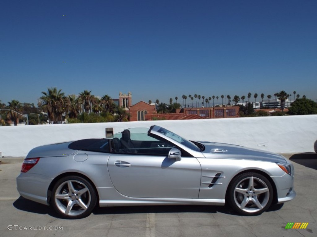 Iridium Silver Metallic 2013 Mercedes-Benz SL 550 Roadster Exterior Photo #86913733