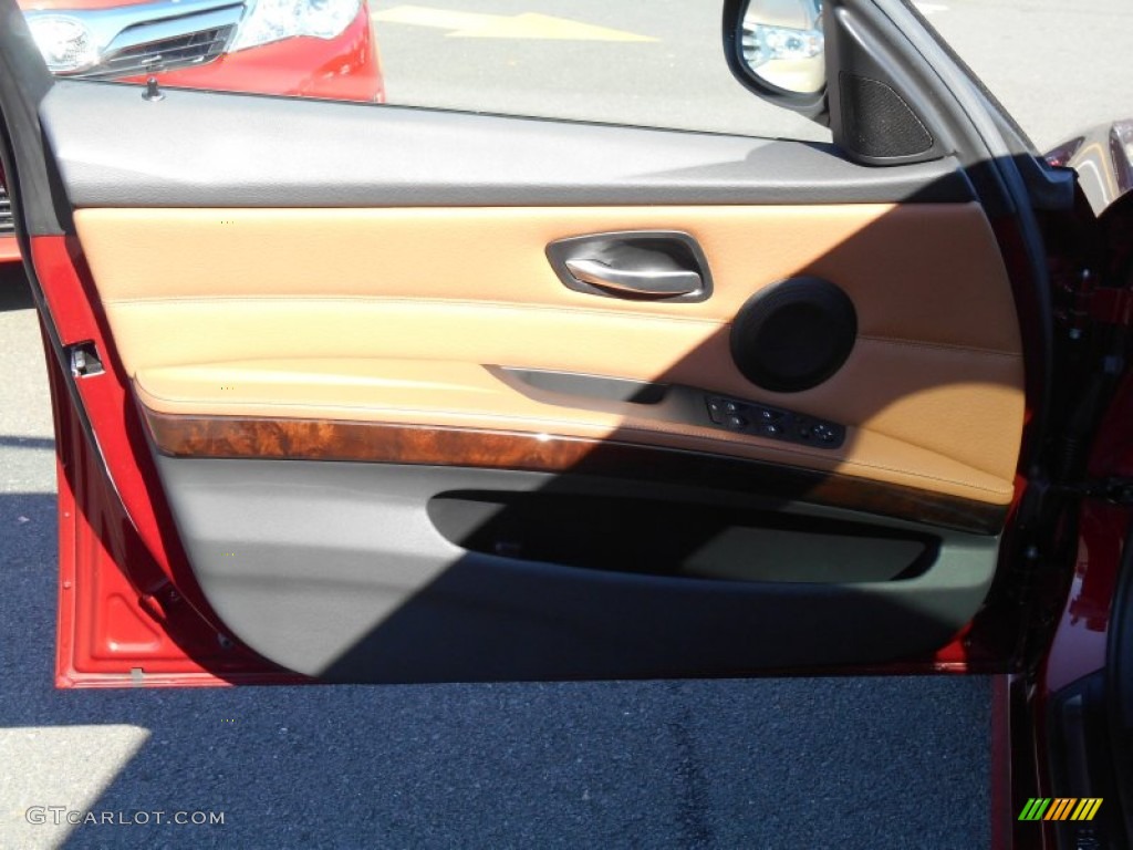 2011 3 Series 328i xDrive Sedan - Vermillion Red Metallic / Saddle Brown Dakota Leather photo #8