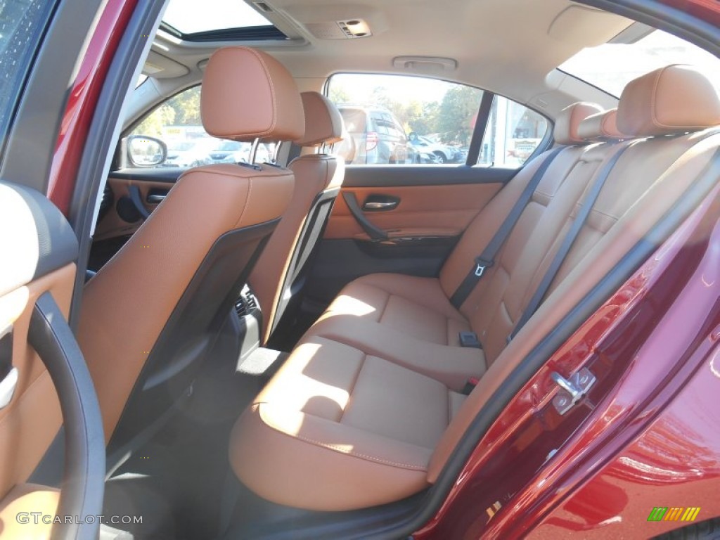 2011 3 Series 328i xDrive Sedan - Vermillion Red Metallic / Saddle Brown Dakota Leather photo #17