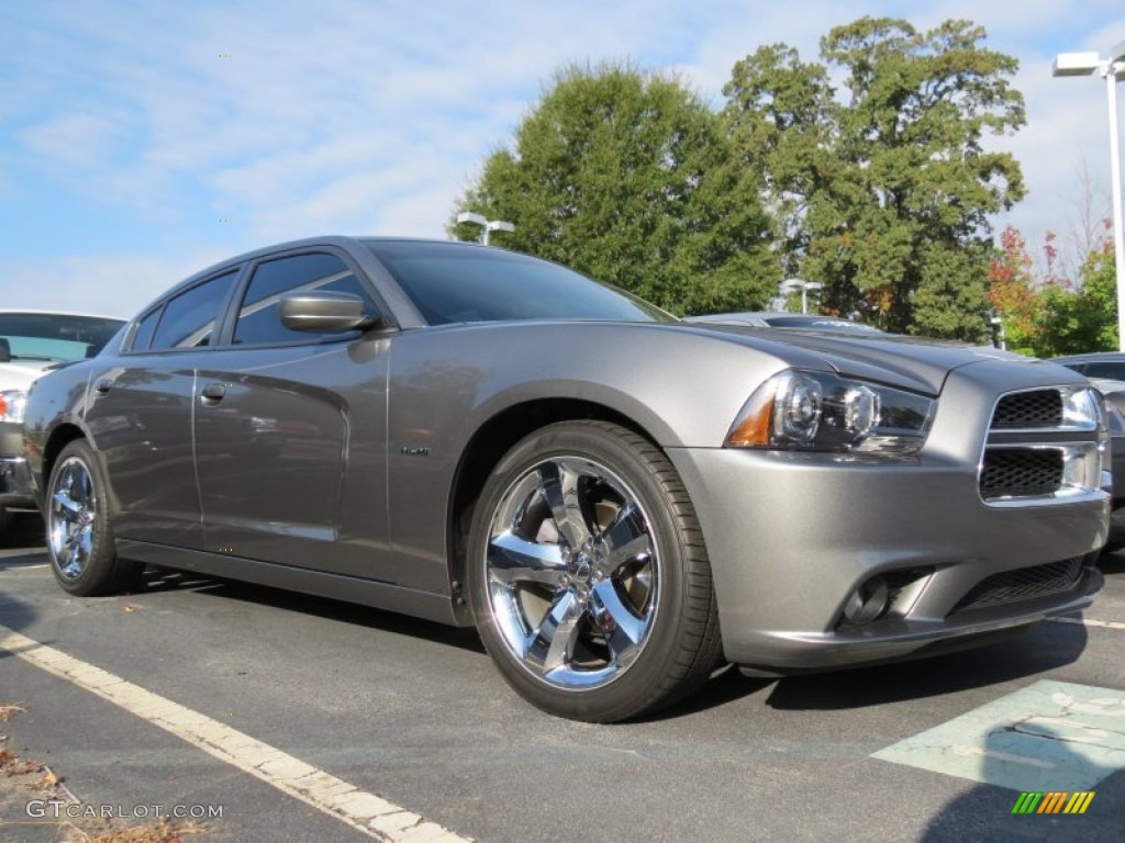 2012 Charger SE - Tungsten Metallic / Black photo #4