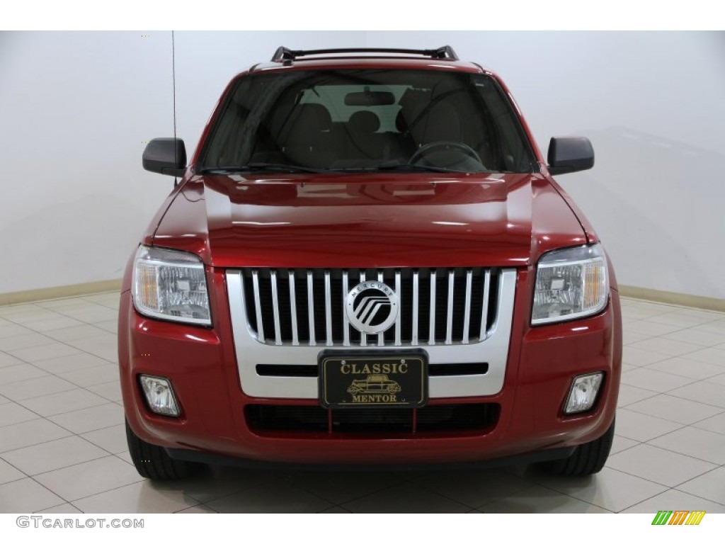 2008 Mariner V6 4WD - Vivid Red Metallic / Black photo #2