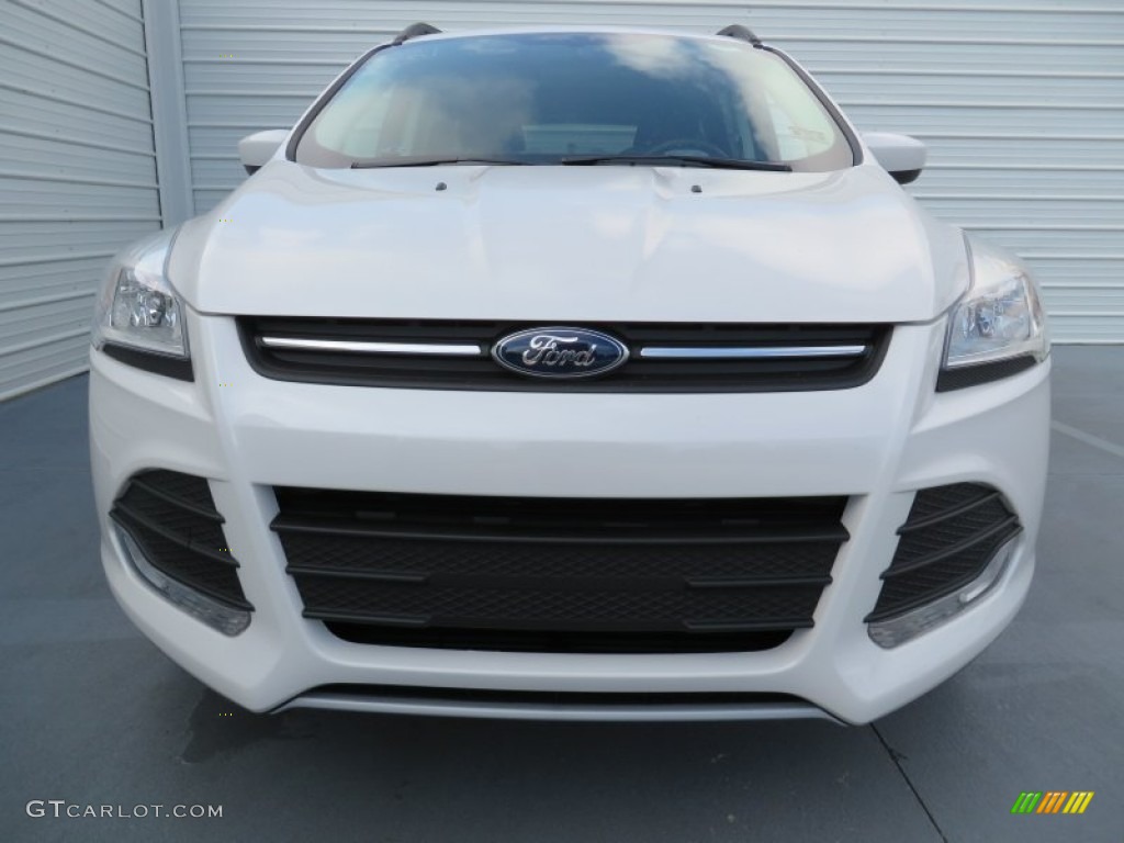 2014 Escape SE 1.6L EcoBoost - White Platinum / Charcoal Black photo #8