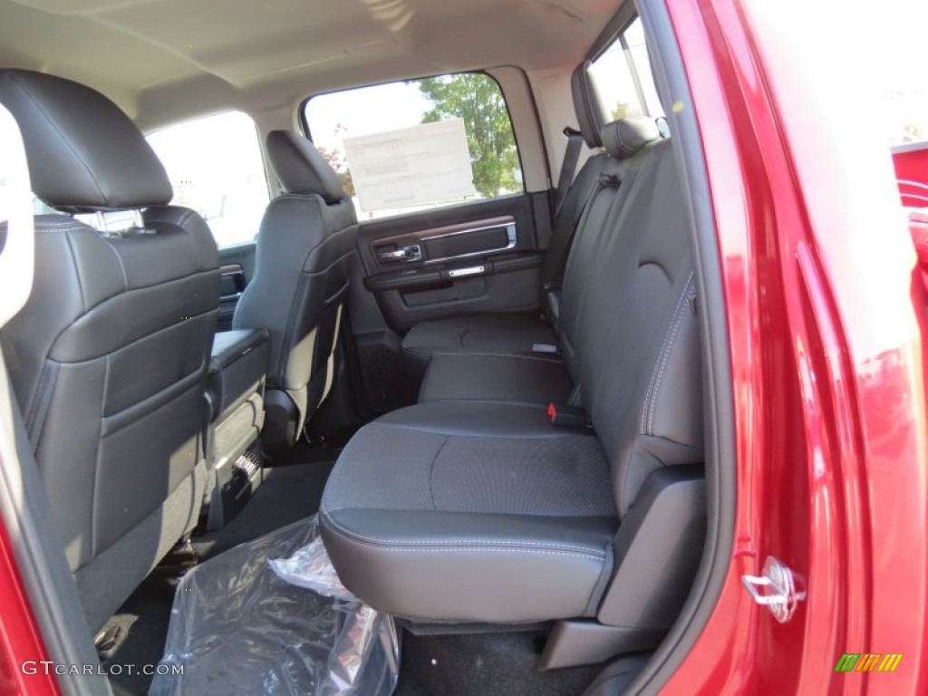 2014 Ram 1500 Laramie Crew Cab Rear Seat Photo #86916346