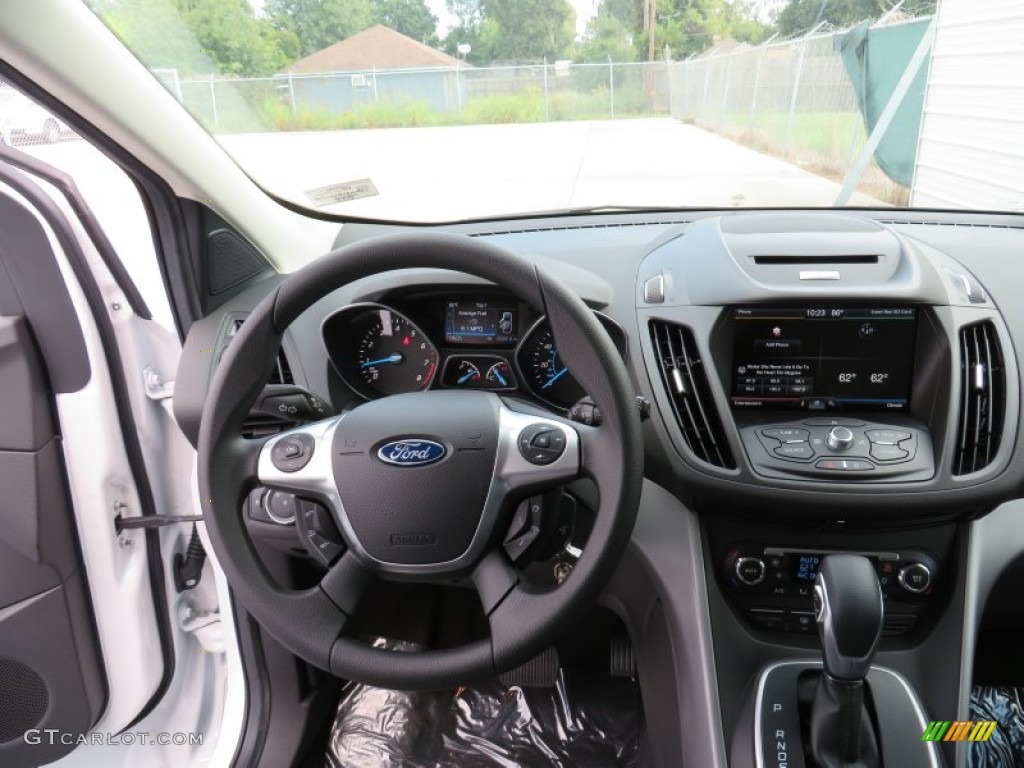 2014 Escape SE 1.6L EcoBoost - White Platinum / Charcoal Black photo #31