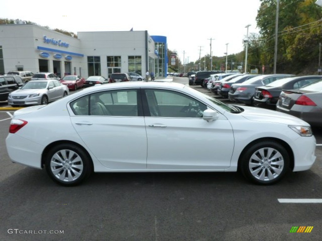 2013 Accord Touring Sedan - White Orchid Pearl / Ivory photo #2