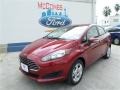 Ruby Red - Fiesta SE Sedan Photo No. 1