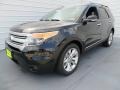 2014 Tuxedo Black Ford Explorer XLT  photo #7