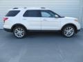 2014 White Platinum Ford Explorer Limited  photo #3