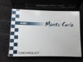 2004 Superior Blue Metallic Chevrolet Monte Carlo SS  photo #17