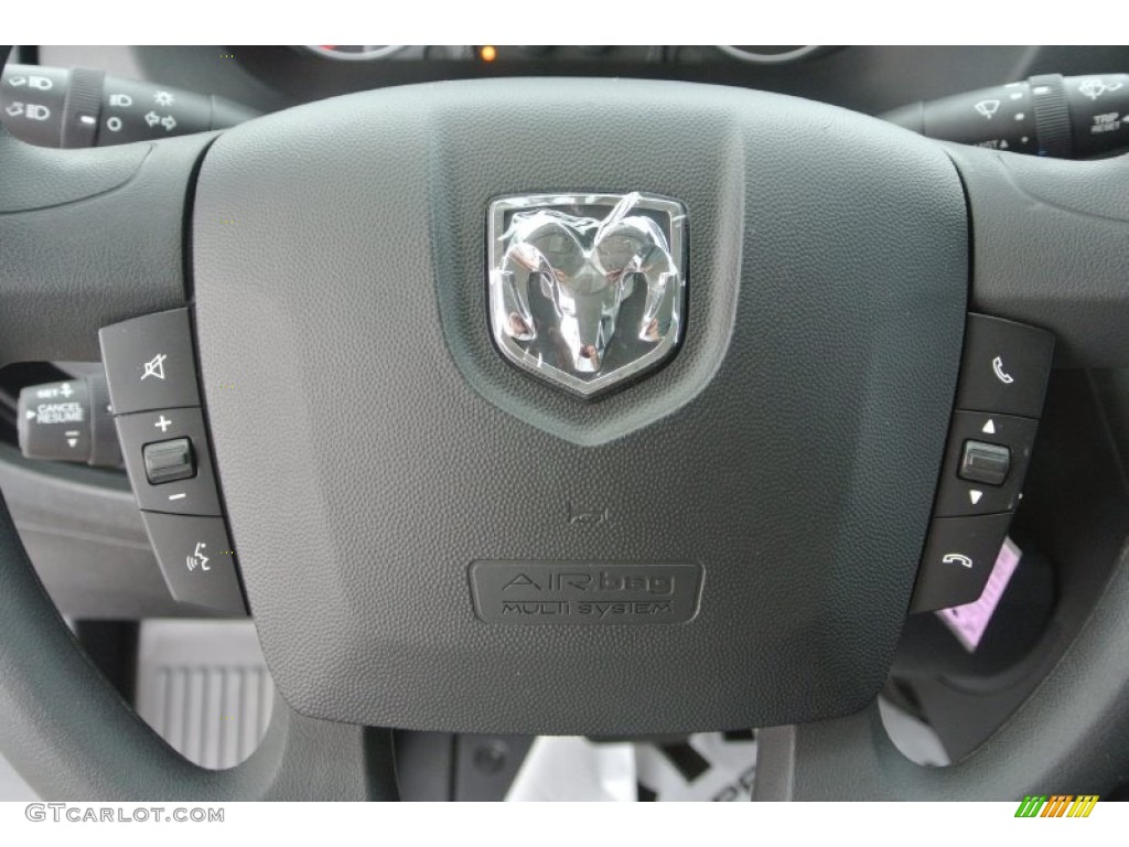 2014 Ram ProMaster 1500 Cargo High Roof Gray Steering Wheel Photo #86921497