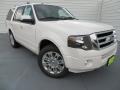 2014 White Platinum Ford Expedition Limited  photo #1