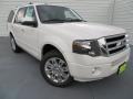 2014 White Platinum Ford Expedition Limited  photo #2