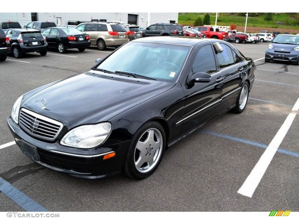 Black 2001 Mercedes-Benz S 55 AMG Exterior Photo #86921626