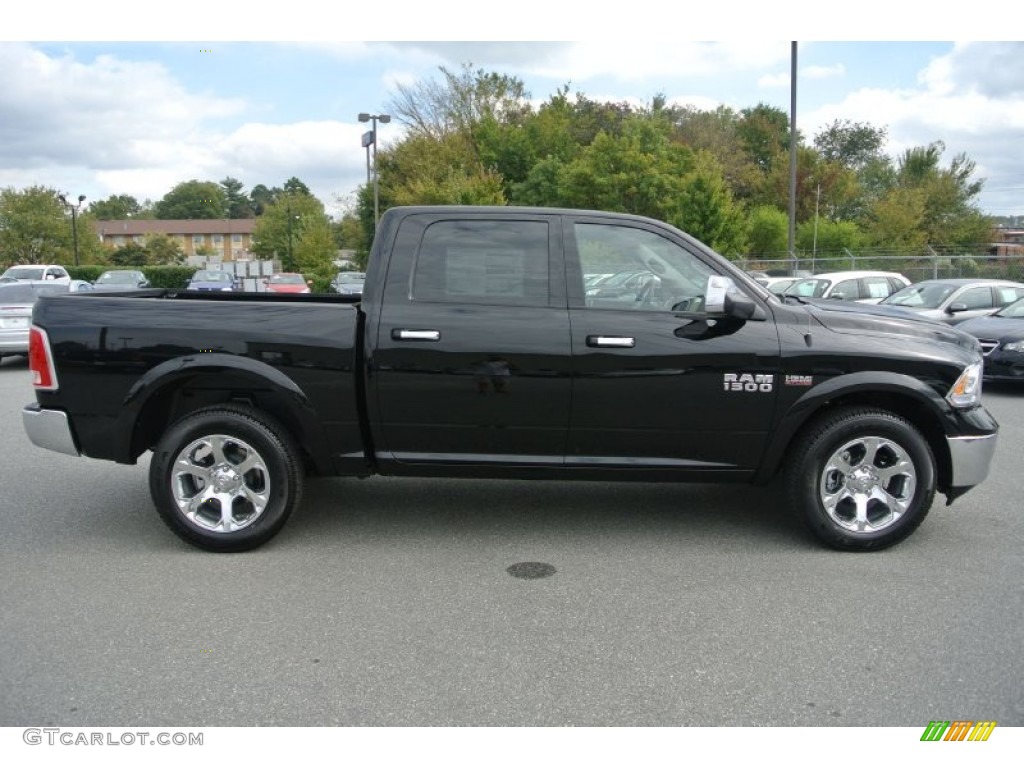 Black 2014 Ram 1500 Laramie Crew Cab 4x4 Exterior Photo #86921866