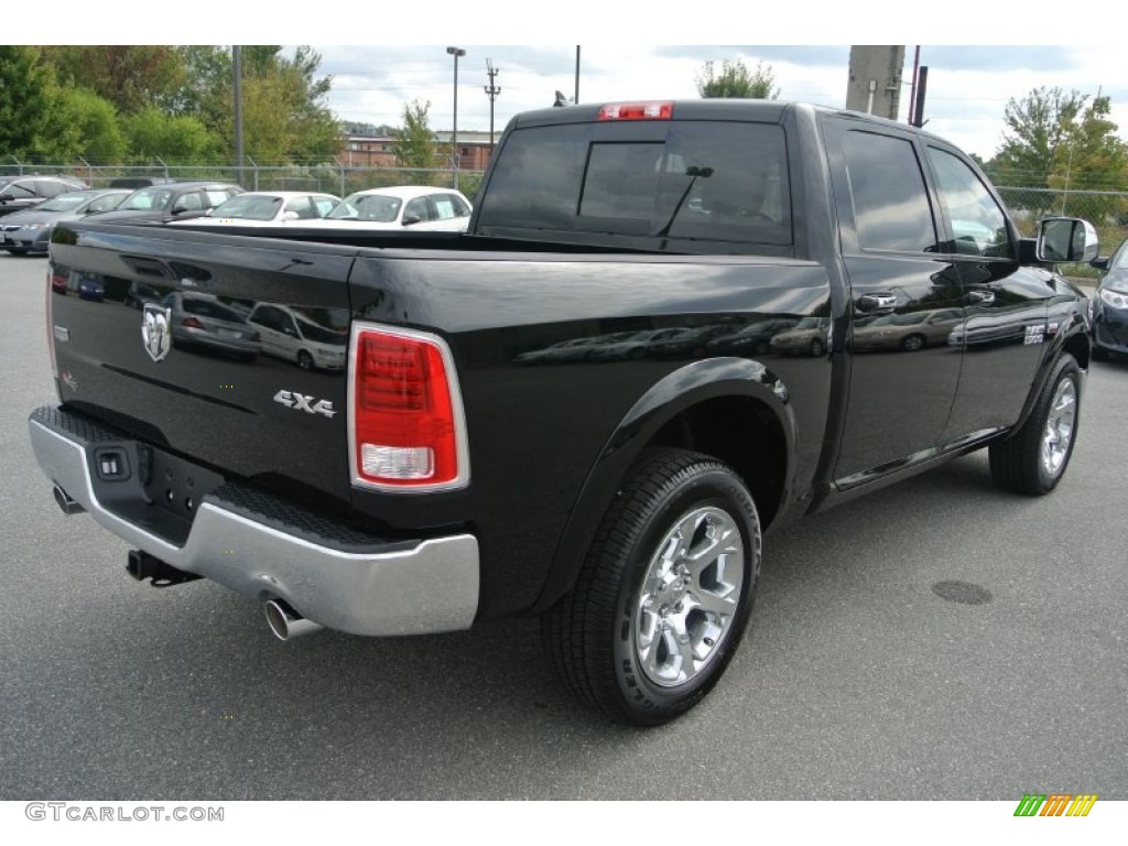 Black 2014 Ram 1500 Laramie Crew Cab 4x4 Exterior Photo #86921890