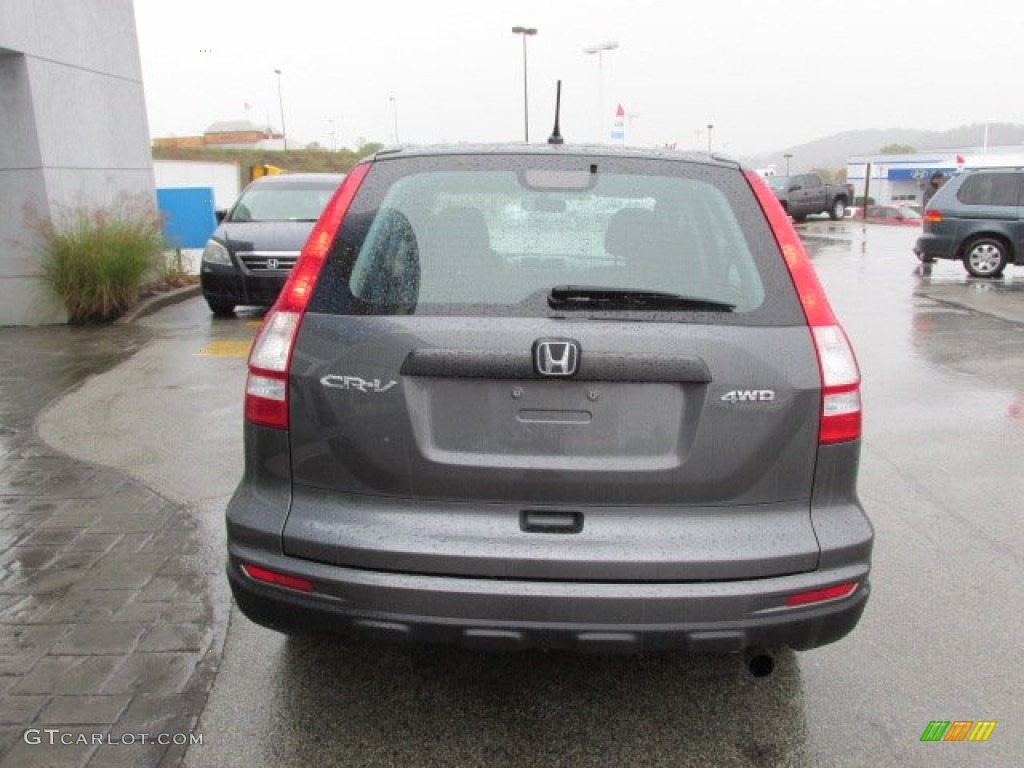 2011 CR-V LX 4WD - Polished Metal Metallic / Black photo #8