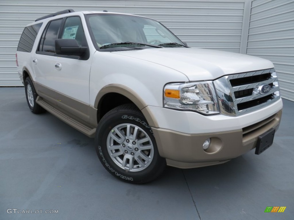 2014 Expedition EL XLT - White Platinum / Camel photo #1