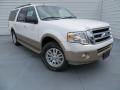 2014 White Platinum Ford Expedition EL XLT  photo #2