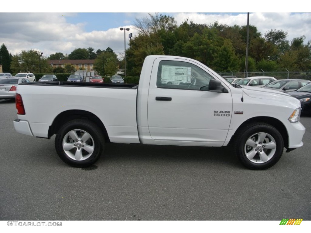 Bright White 2014 Ram 1500 Express Regular Cab 4x4 Exterior Photo #86922749