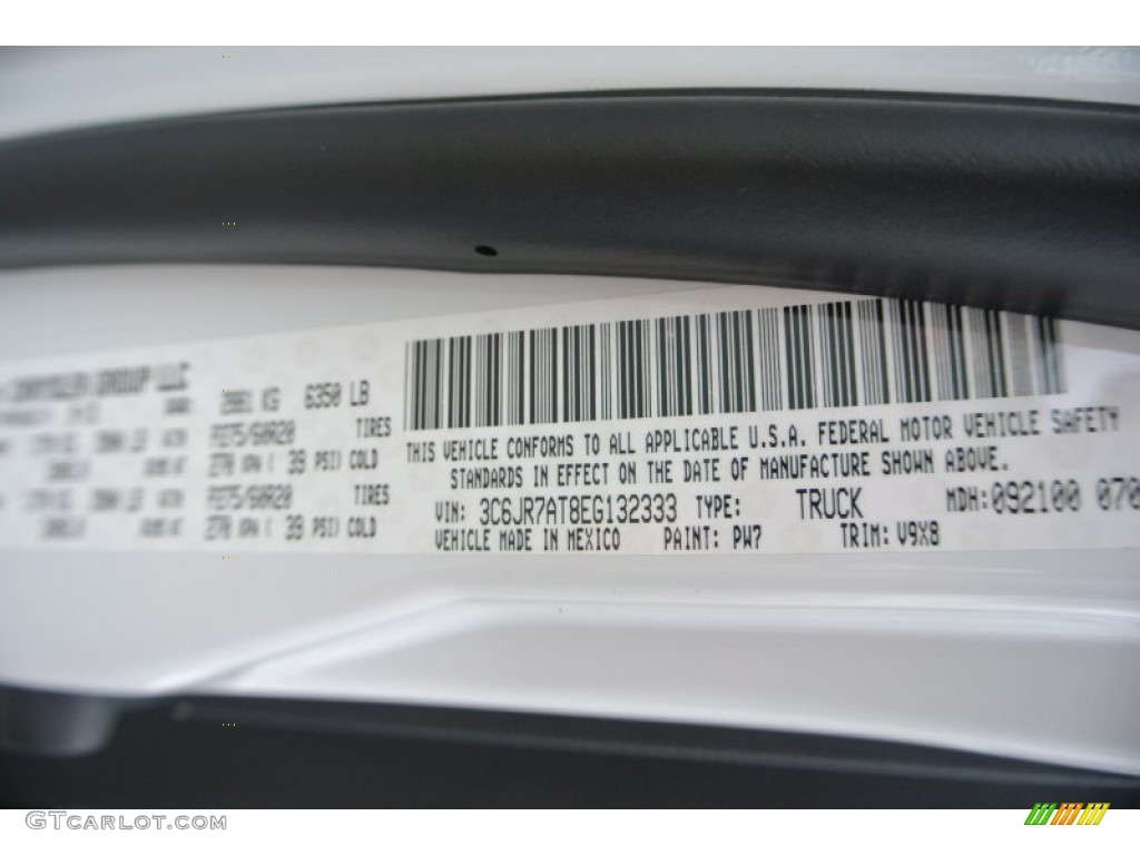 2014 Ram 1500 Express Regular Cab 4x4 Color Code Photos