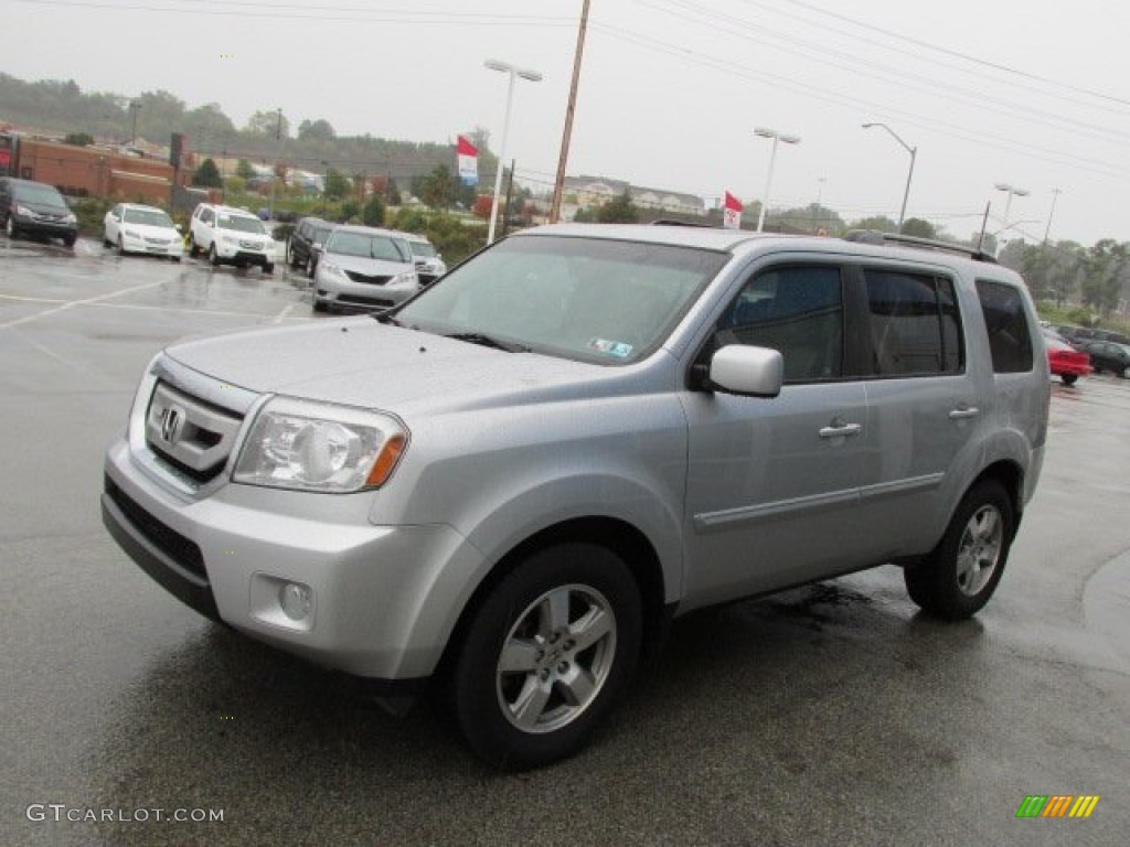 Alabaster Silver Metallic 2011 Honda Pilot EX-L 4WD Exterior Photo #86922916