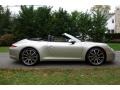 Platinum Silver Metallic 2013 Porsche 911 Carrera Cabriolet Exterior