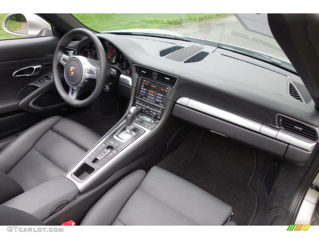 2013 Porsche 911 Carrera Cabriolet Black Dashboard Photo #86923831