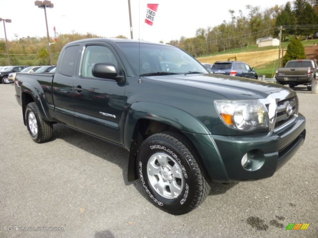2010 Tacoma V6 TRD Access Cab 4x4 - Timberland Mica / Graphite photo #1