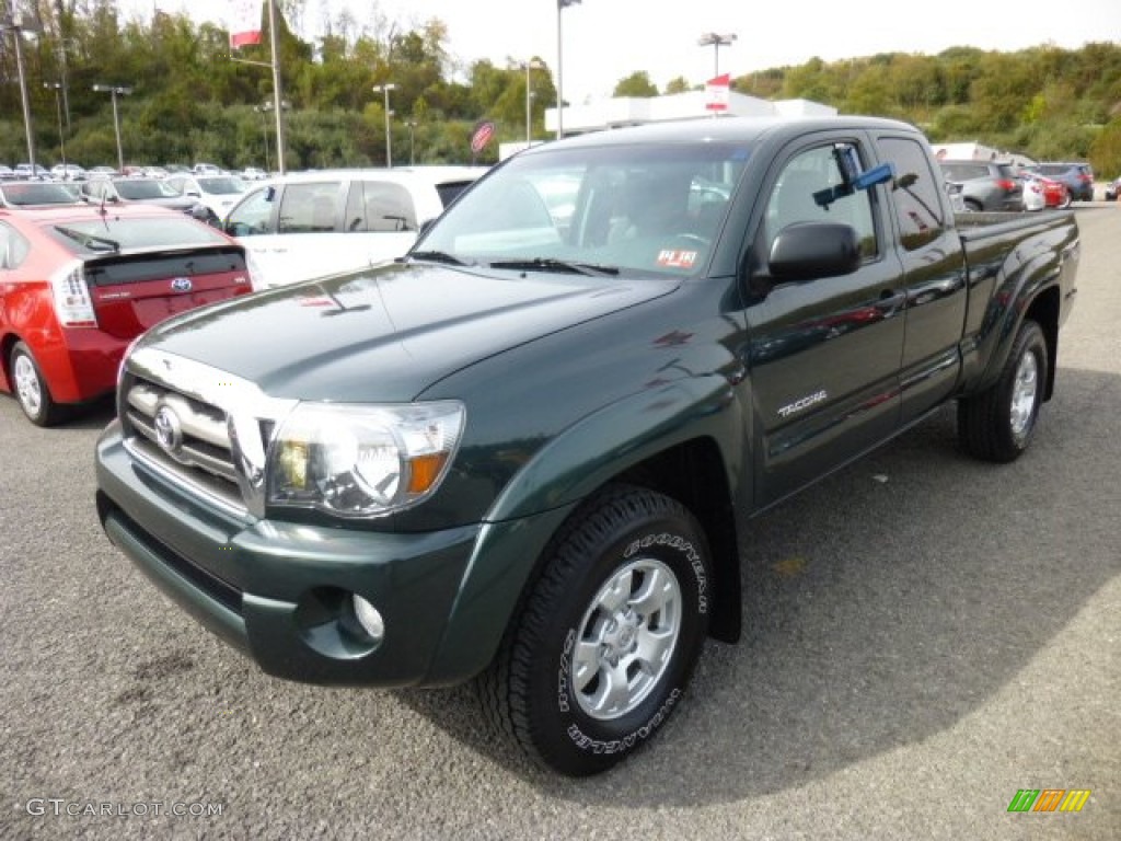 2010 Tacoma V6 TRD Access Cab 4x4 - Timberland Mica / Graphite photo #3