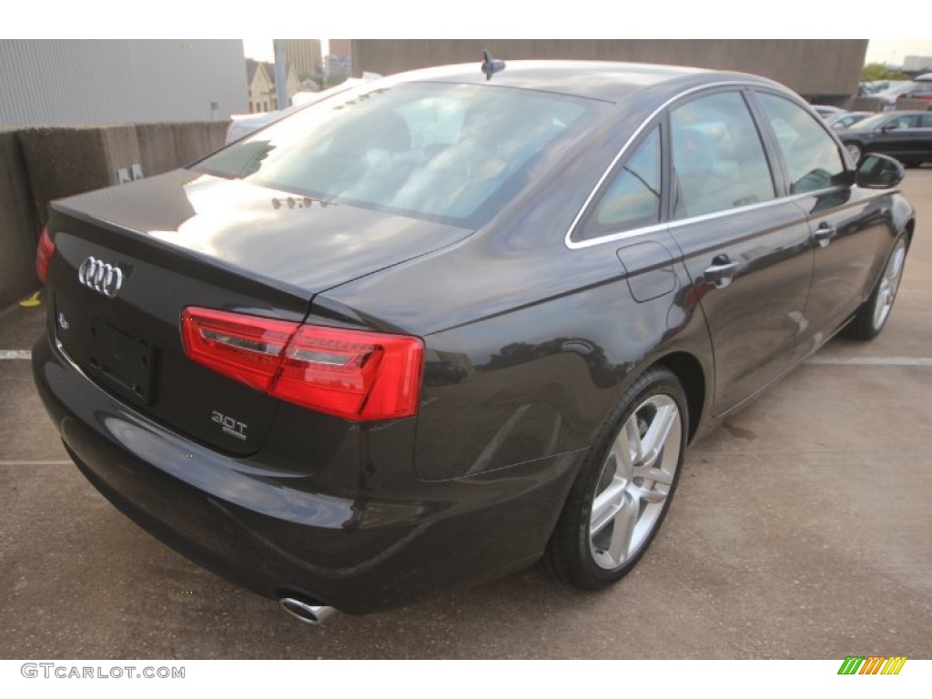 2014 A6 3.0T quattro Sedan - Oolong Gray Metallic / Black photo #8