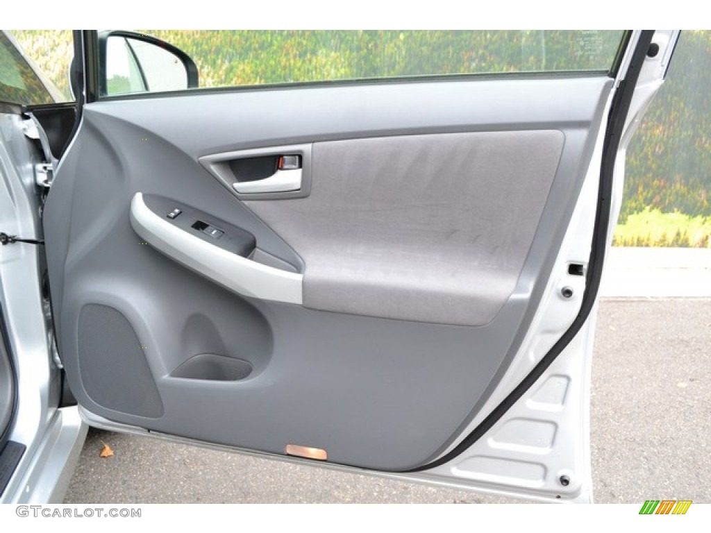 2010 Toyota Prius Hybrid II Dark Gray Door Panel Photo #86924036