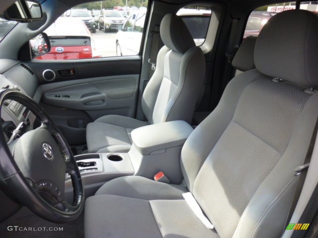 2010 Tacoma V6 TRD Access Cab 4x4 - Timberland Mica / Graphite photo #10