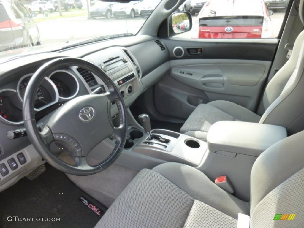 2010 Tacoma V6 TRD Access Cab 4x4 - Timberland Mica / Graphite photo #11